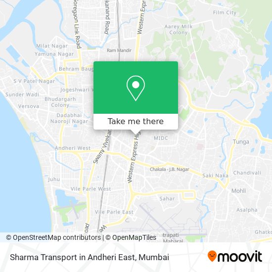 Sharma Transport in Andheri East map