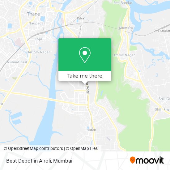 Best Depot in Airoli map