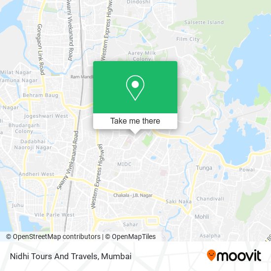 Nidhi Tours And Travels map