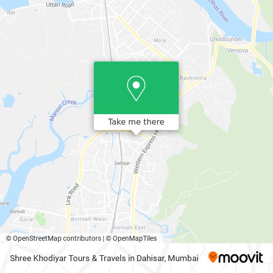 Shree Khodiyar Tours & Travels in Dahisar map