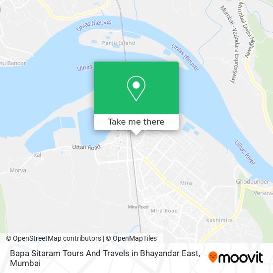 Bapa Sitaram Tours And Travels in Bhayandar East map