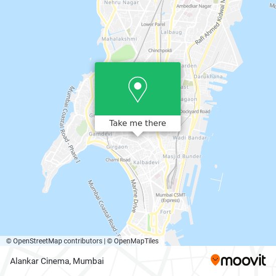 Alankar Cinema map