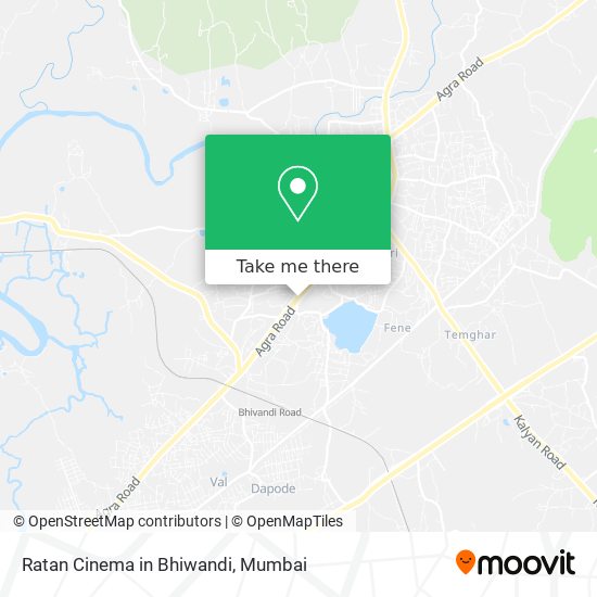 Ratan Cinema in Bhiwandi map