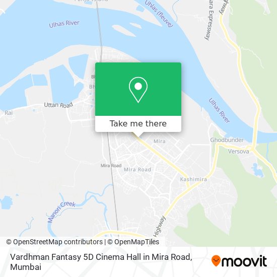 Vardhman Fantasy 5D Cinema Hall in Mira Road map