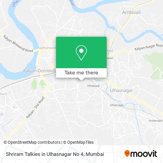 Shriram Talkies in Ulhasnagar No 4 map