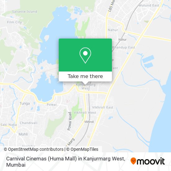 Carnival Cinemas (Huma Mall) in Kanjurmarg West map