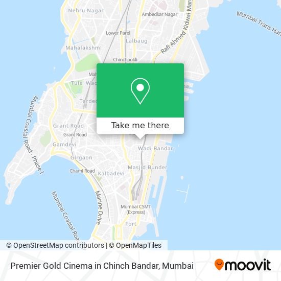 Premier Gold Cinema in Chinch Bandar map