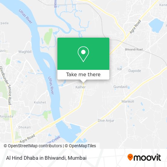 Al Hind Dhaba in Bhiwandi map