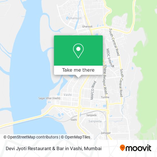 Devi Jyoti Restaurant & Bar in Vashi map