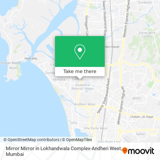 Mirror Mirror in Lokhandwala Complex-Andheri West map
