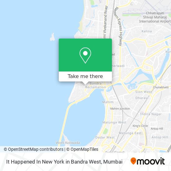 It Happened In New York in Bandra West map