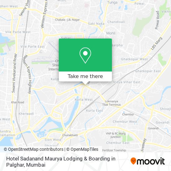 Hotel Sadanand Maurya Lodging & Boarding in Palghar map