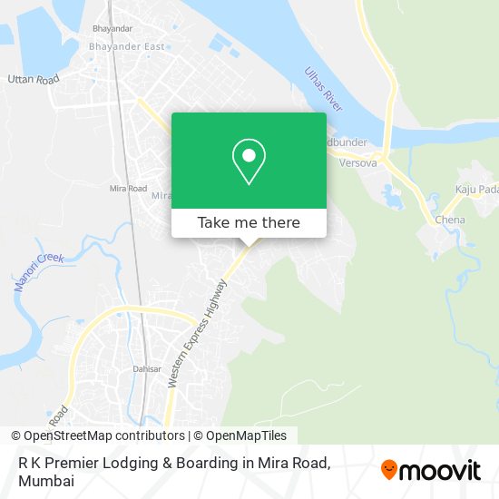 R K Premier Lodging & Boarding in Mira Road map