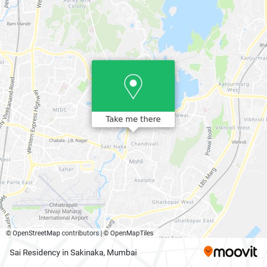 Sai Residency in Sakinaka map