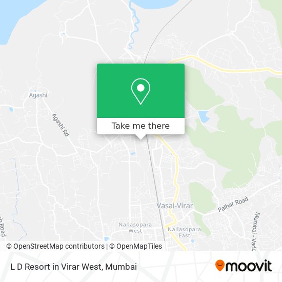 L D Resort in Virar West map