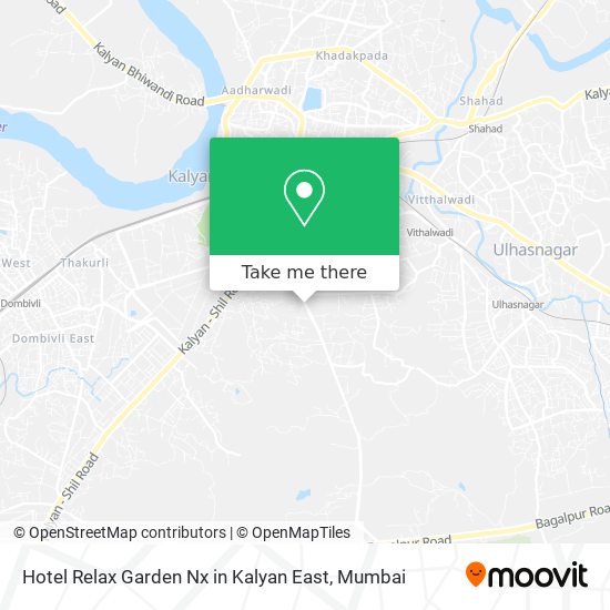 Hotel Relax Garden Nx in Kalyan East map