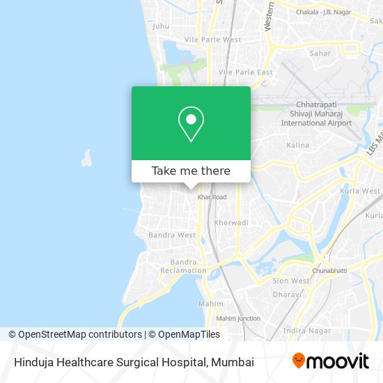 Hinduja Healthcare Surgical Hospital map