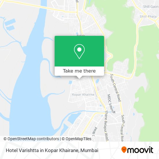 Hotel Varishtta in Kopar Khairane map