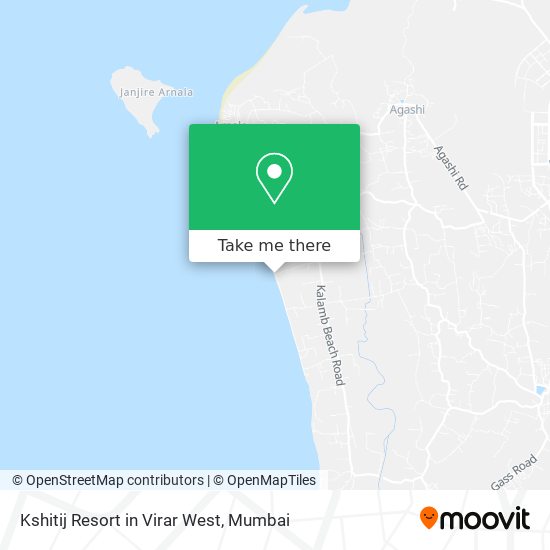 Kshitij Resort in Virar West map
