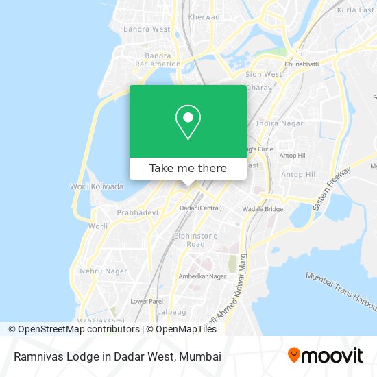 Ramnivas Lodge in Dadar West map