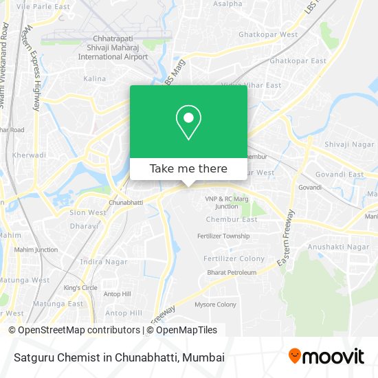 Satguru Chemist in Chunabhatti map