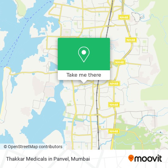 Thakkar Medicals in Panvel map