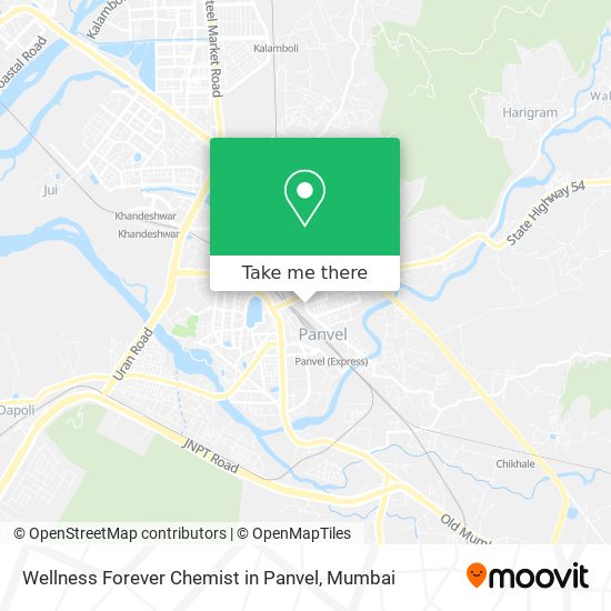 Wellness Forever Chemist in Panvel map