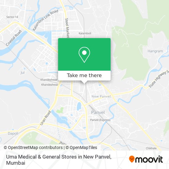 Uma Medical & General Stores in New Panvel map
