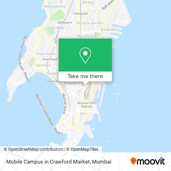 Mobile Campus in Crawford Market map