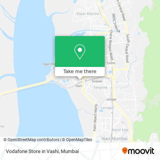 Vodafone Store in Vashi map