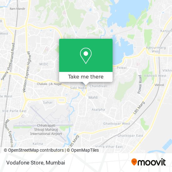 Vodafone Store map