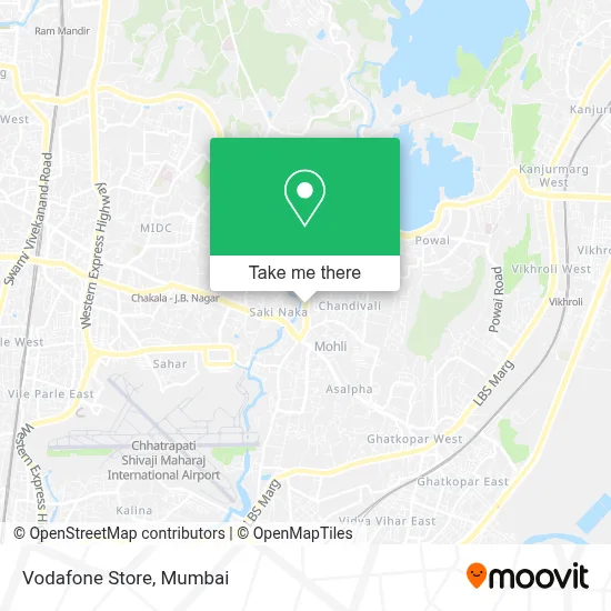 Vodafone Store map