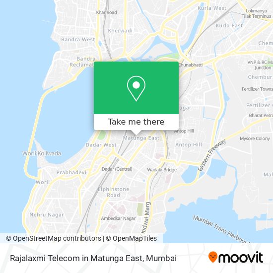 Rajalaxmi Telecom in Matunga East map
