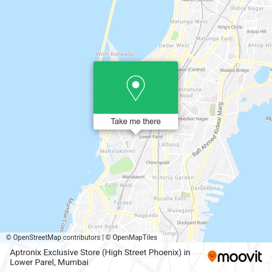 Aptronix Exclusive Store (High Street Phoenix) in Lower Parel map