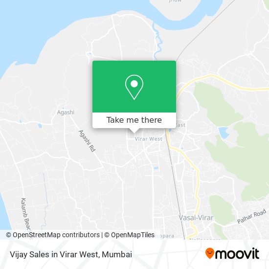 Vijay Sales in Virar West map