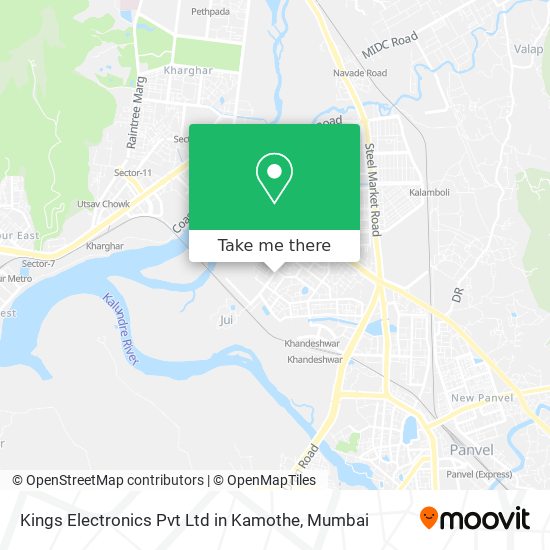 Kings Electronics Pvt Ltd in Kamothe map