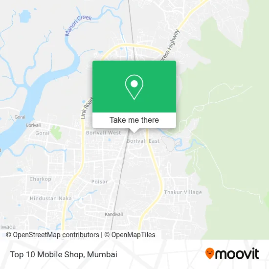 Top 10 Mobile Shop map