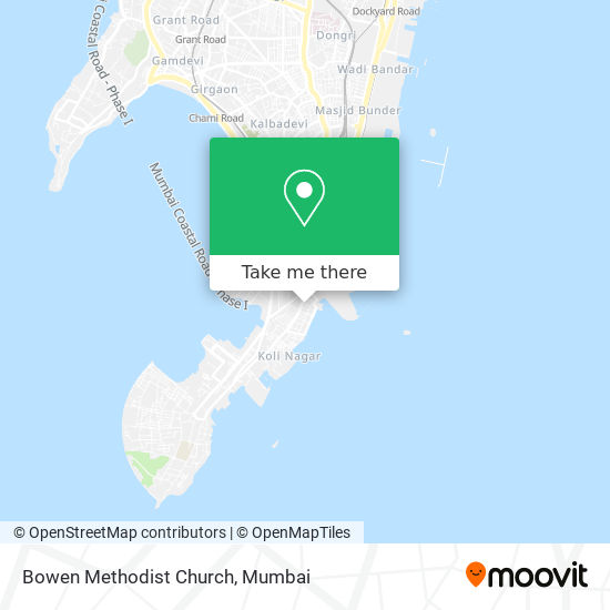 Bowen Methodist Church map