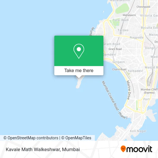 Kavale Math Walkeshwar map