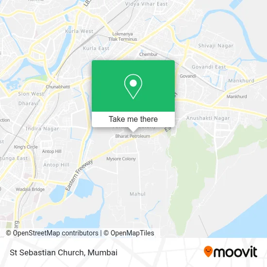 St Sebastian Church map