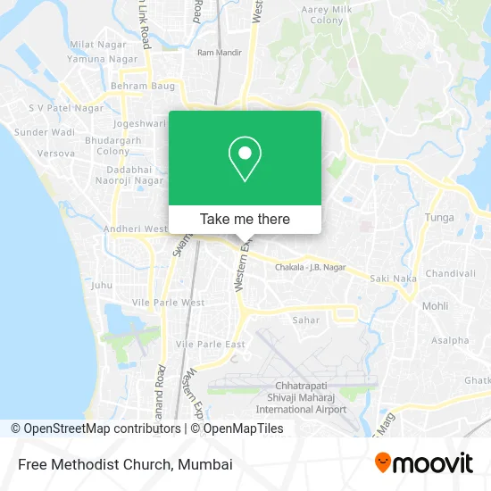 Free Methodist Church map