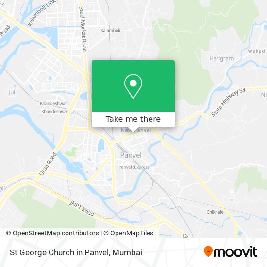St George Church in Panvel map