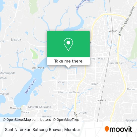 Sant Nirankari Satsang Bhavan map