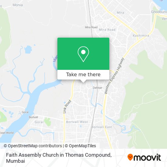 Faith Assembly Church in Thomas Compound map