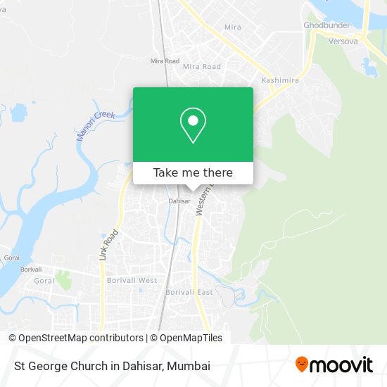 St George Church in Dahisar map