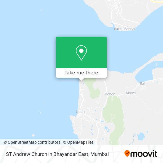 ST Andrew Church in Bhayandar East map