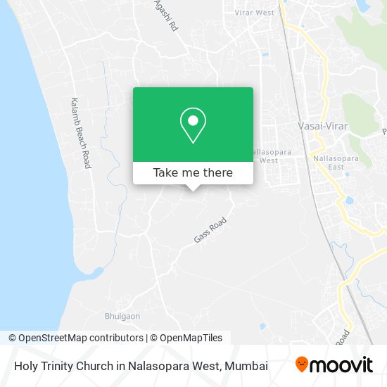 Holy Trinity Church in Nalasopara West map