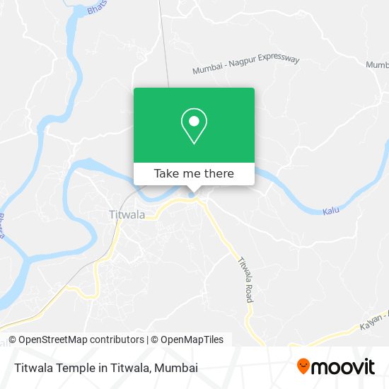 Titwala Temple in Titwala map