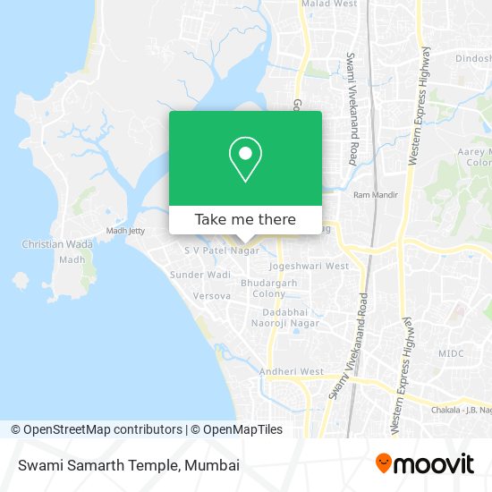 Swami Samarth Temple map