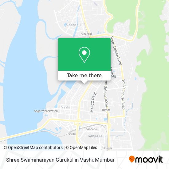 Shree Swaminarayan Gurukul in Vashi map